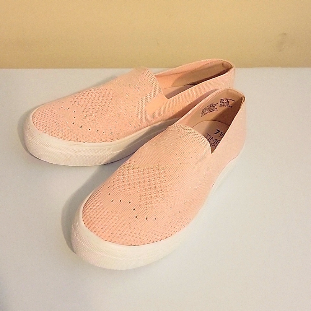 NWOT Time and Tru pink slip on sneaker sz 7.5